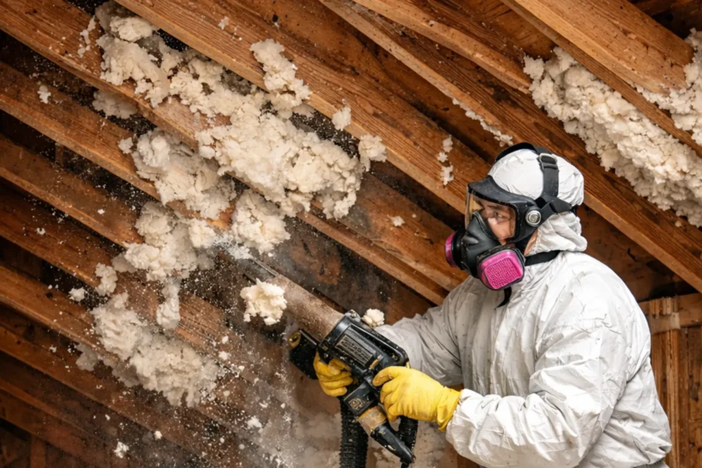Open Cell Spray Foam Removal