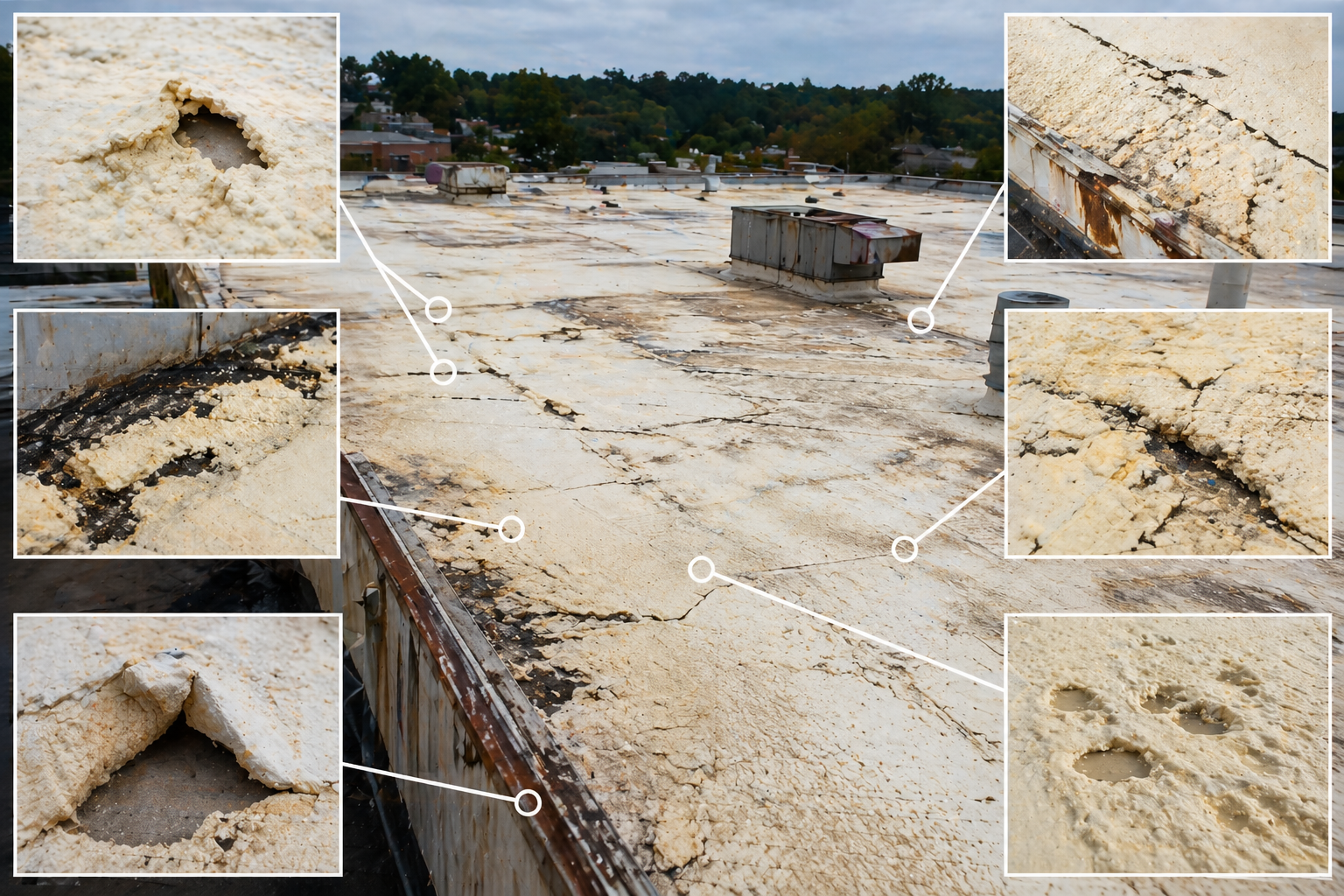 warning signs for flat roof