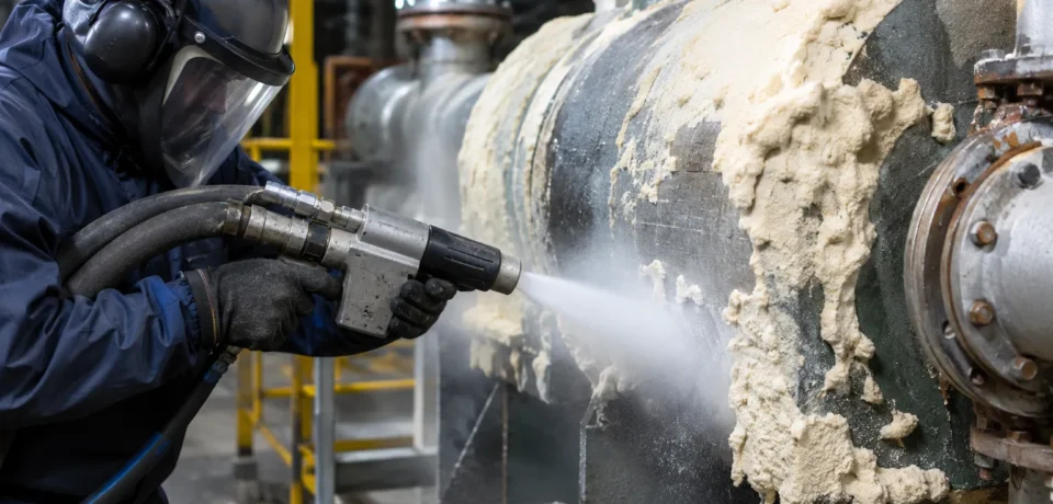 Dry Ice Blasting Spray Foam Removal: