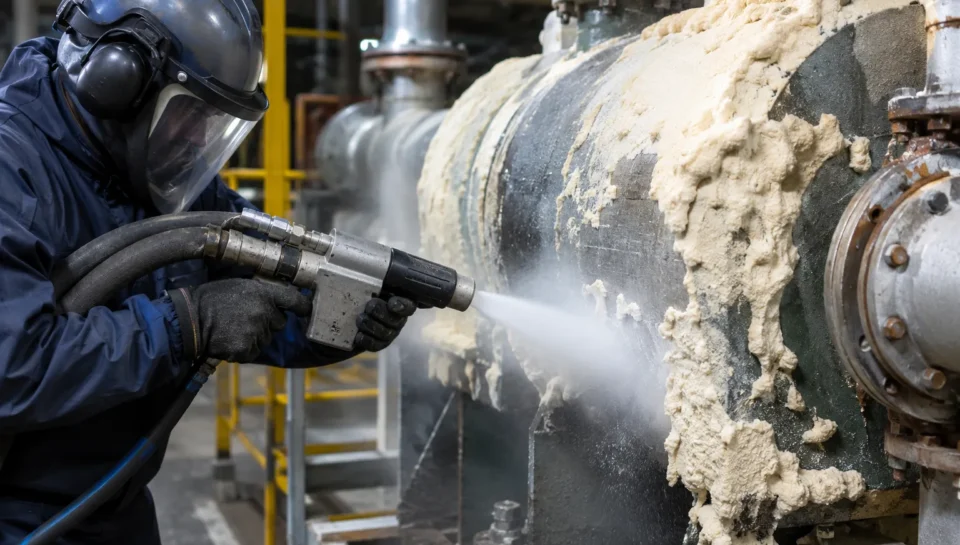 Dry Ice Blasting Spray Foam Removal:
